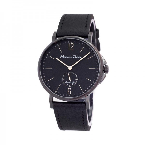 Alexandre Christie AC 8458 Full Black Man MSLIPBA